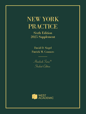 cover image of New York Practice, 6th, Student Edition, 2025 Supplement